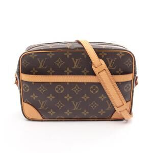 Louis Vuitton Trocadero Monogram Shoulder Bag Canvas Leather Brown
